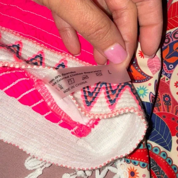 Mixed Lot Of 2 Piece Swimwear Size Medium and Large. Barely Worn. 8 pieces total - Picture 7 of 9